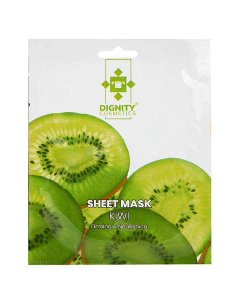 ماسک صورت نقابی ورقه ای (کیوی) سفت کننده و ضد چروک 25 گرم دیگنیتی - Image 1