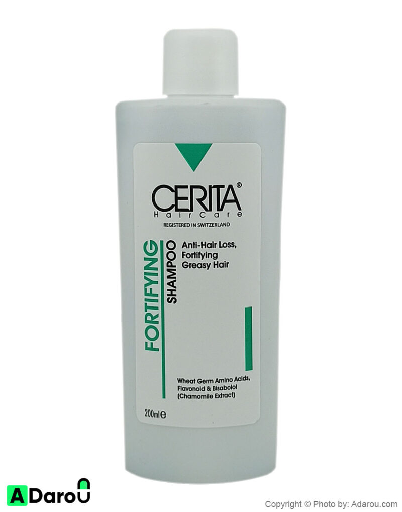 شامپو تقویت‌کننده و ضد ریزش موی چرب 200 میلی لیتر سریتاش