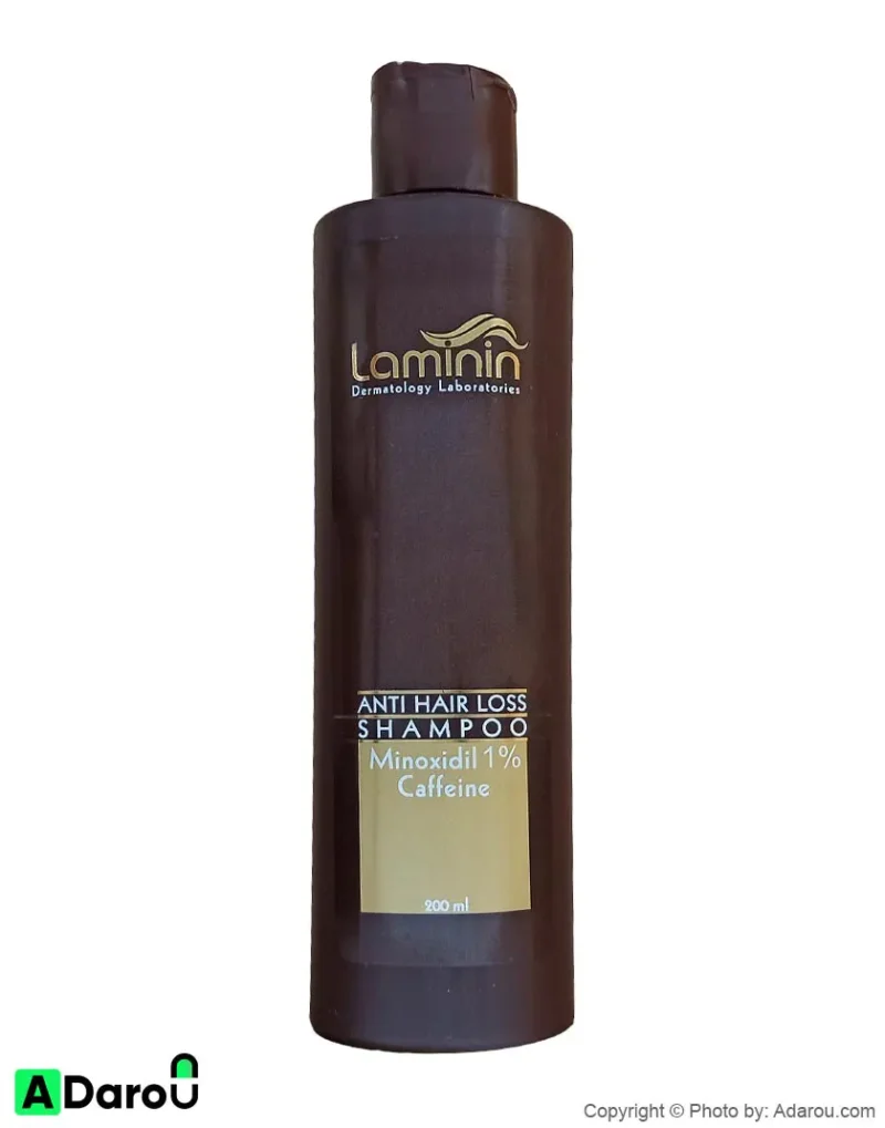 شامپو ضد ریزش و تقویت کننده کافئین ماینوکسیدیل 1% 200 میلی لیتر لامینین