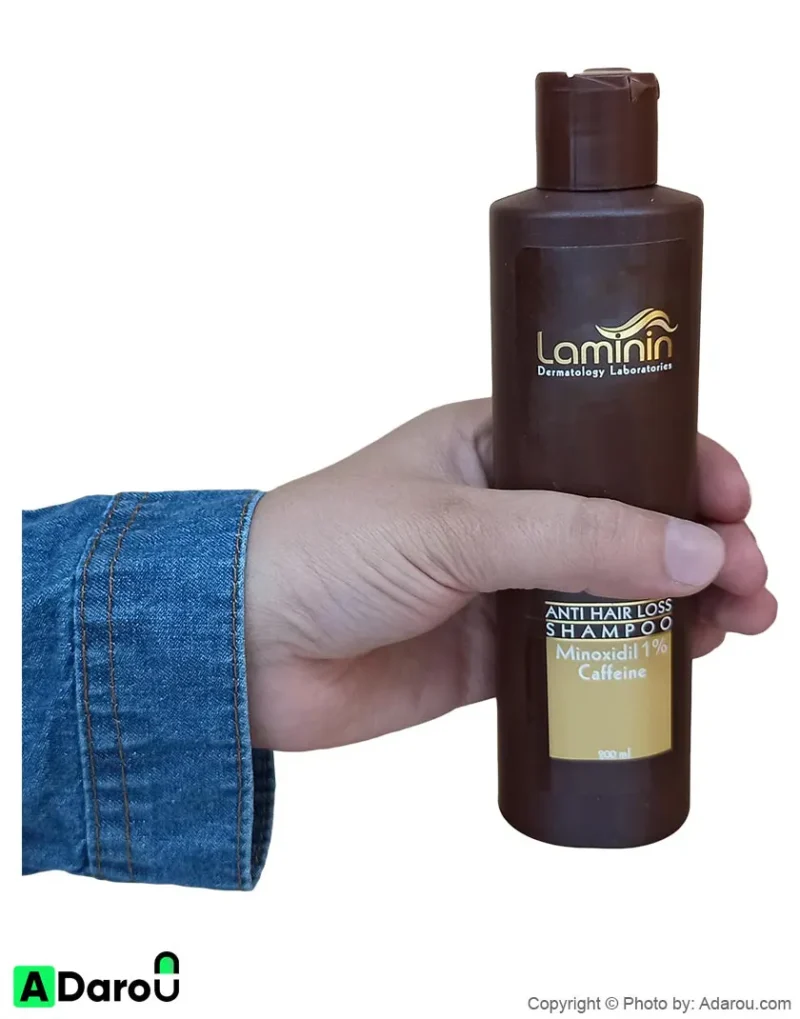شامپو ضد ریزش و تقویت کننده کافئین ماینوکسیدیل 1% 200 میلی لیتر لامینین