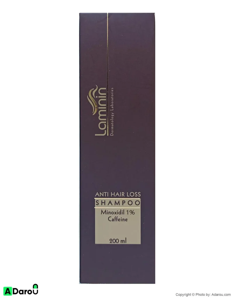شامپو ضد ریزش و تقویت کننده کافئین ماینوکسیدیل 1% 200 میلی لیتر لامینین