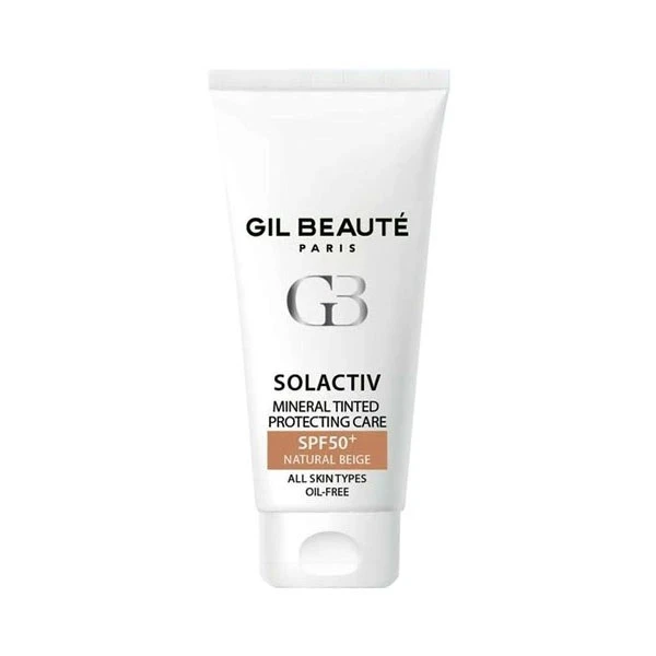 ضدآفتاب مینرال SPF50 (بژ طبیعی) فاقد چربی مناسب انواع پوست ژیل بوته 40 میلی‌لیتر GIL Beaute