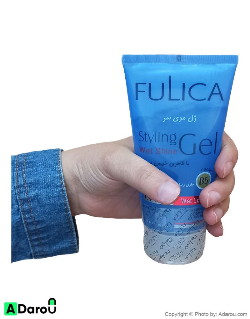 ژل مو با ظاهر خیس و براق 150 میلی لیتر فولیکا (آبی)
