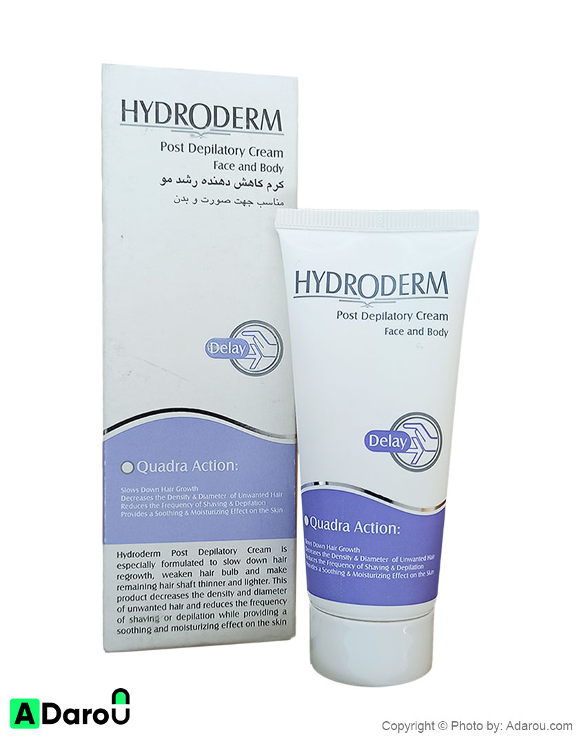 کرم کاهش دهنده رشد مو (صورت و بدن) ۴۰ میلی لیتر هیدرودرم