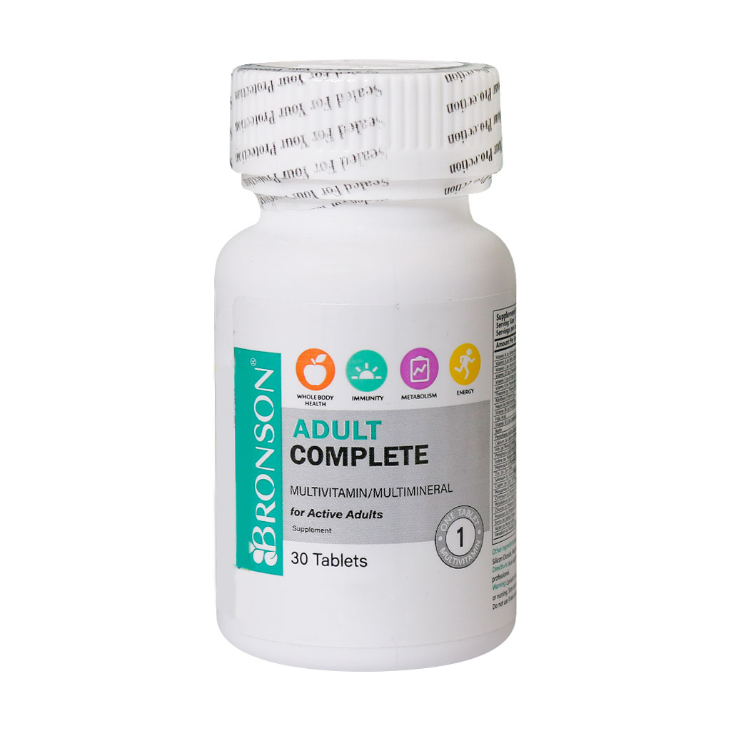 21240 قرص ادالت کامپلیت برونسون مولتی ویتامین و مینرال ۳۰ عددی