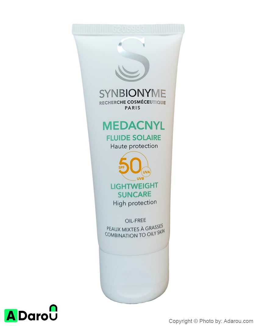 ضدآفتاب بی رنگ پوست مختلط تا چرب فاقد چربی SPF50 حجم40 میلی لیتر سین بیو نیم