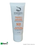 ضد آفتاب رنگی بژ طبیعی SPF50 حجم 40 میلی لیتر فتو 3 سین بیو نیم