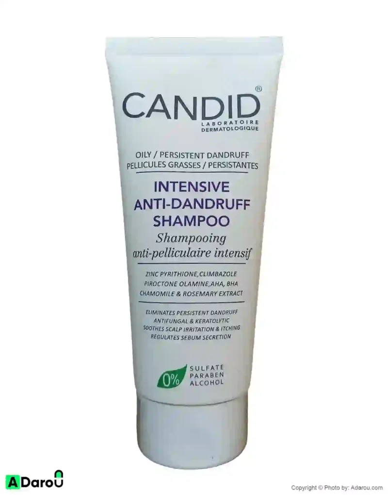 شامپو ضد شوره سخت و مقاوم موهای چرب 200 میلی لیتر کاندید