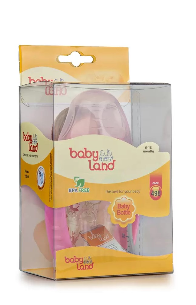498 شیشه شیر مناسب نوزادان از 6 تا 18 ماهگی کد 498 بیبی لند