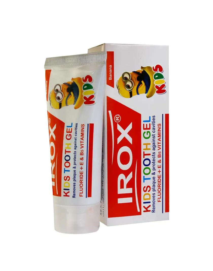 ژل دندان بچه (موز) 80 گرم ایروکس کیدز Irox