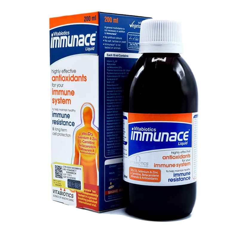 14 شربت ایمیونیس 200 میلی لیتر ویتابیوتیکس