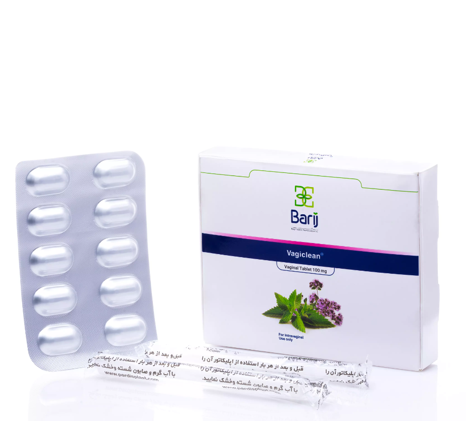 قرص واژینال واژی کلین باریج اسانس 100 میلی گرم - داروخانه آنلاین آدارو