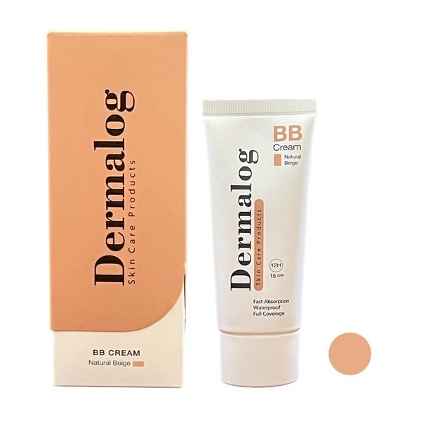 BB کرم رنگی بژ طبیعی SPF15 درمالوگ 30 میلی‌لیتر Dermalog