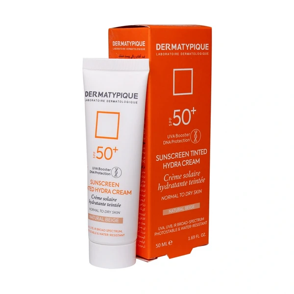 کرم ضدآفتاب +SPF50 پوست خشک بژ طبیعی درماتیپیک 50 میلی‌لیتر Dermatypique