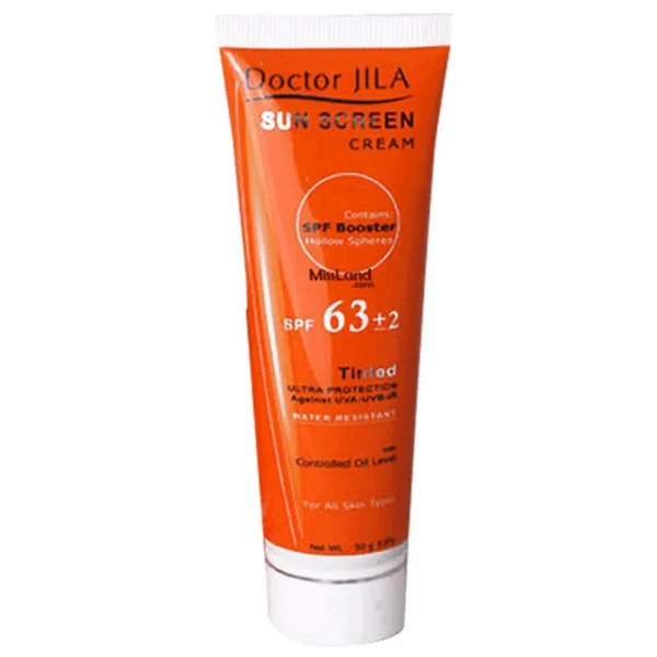 کرم ضد آفتاب SPF63 رنگی دکترژیلا