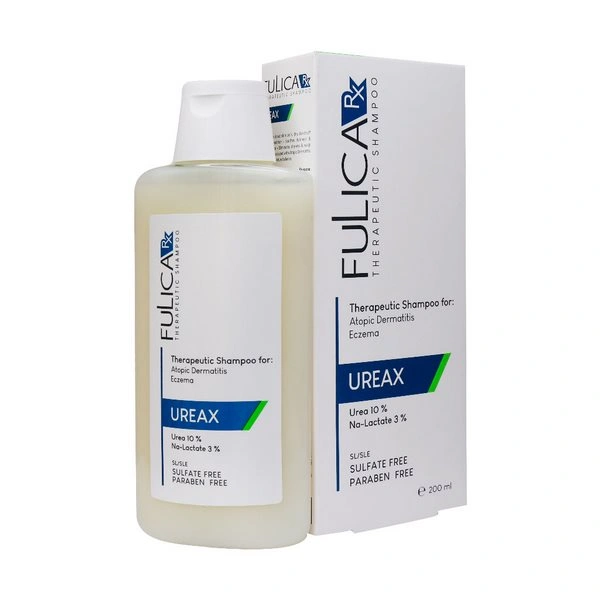 شامپو UREAX حاوی 10% اوره و 3% سدیم لاکتات RX فولیکا 2۰۰ میلی‌لیتر Fulica