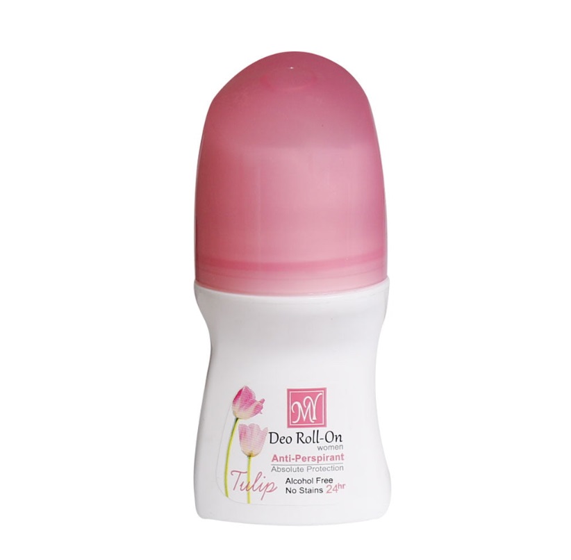 مام رول ضد تعریق زنانه تولیپ صورتی مای 50 میلی لیتر My