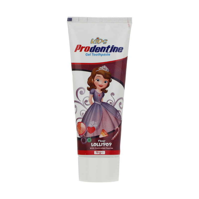 8914169cb96720009c4b7458350d0aa28821757d_1639458877 خمیردندان ژله ای بچه (طعم آبنبات چوبی) پرودنتین 70 گرم Prodentine - Image 1