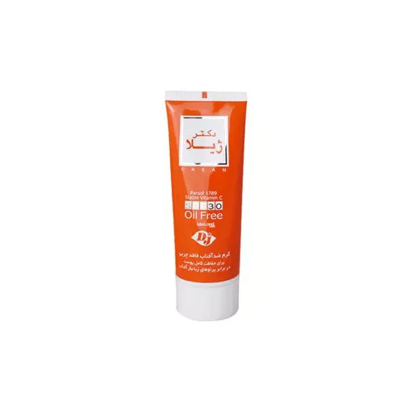 کرم ضدآفتاب SPf30 رنگی فاقد چربی ضد چروک، ضد التهاب و ضد قرمزی دکتر ژیلا