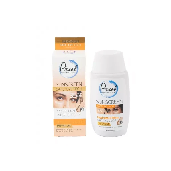 کرم ضدآفتاب دور چشم 35 SPF بژ طبیعی کد 2 پیکسل