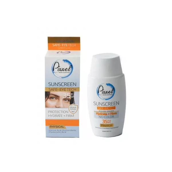 کرم ضدآفتاب دور چشم 35 SPF بدون رنگ پیکسل