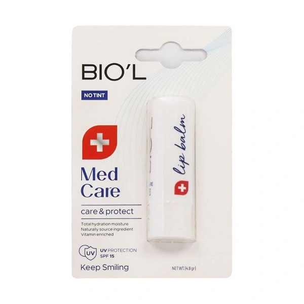 بالم نرم‌کننده لب بی‌رنگ Med Care بیول 4.8 گرم Biol