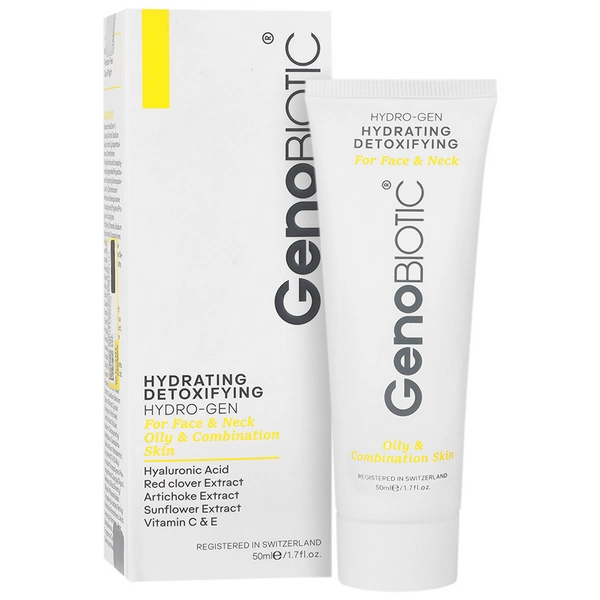 کرم رطوبت رسان صورت و گردن پوست چرب و مختلط ژنوبایوتیک