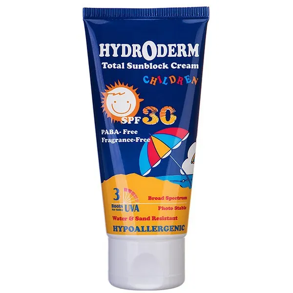 کرم ضدآفتاب کودکان 30 spf هیدرودرم