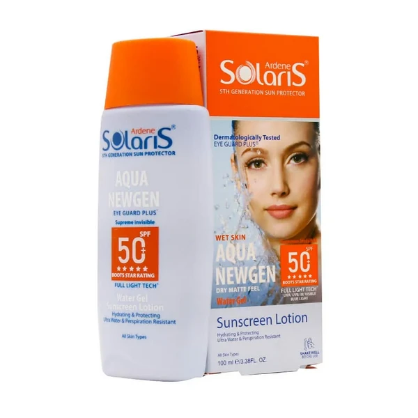 لوسیون آبی ضد آفتاب آکوا نیوژن +50 SPF آردن سولاریس