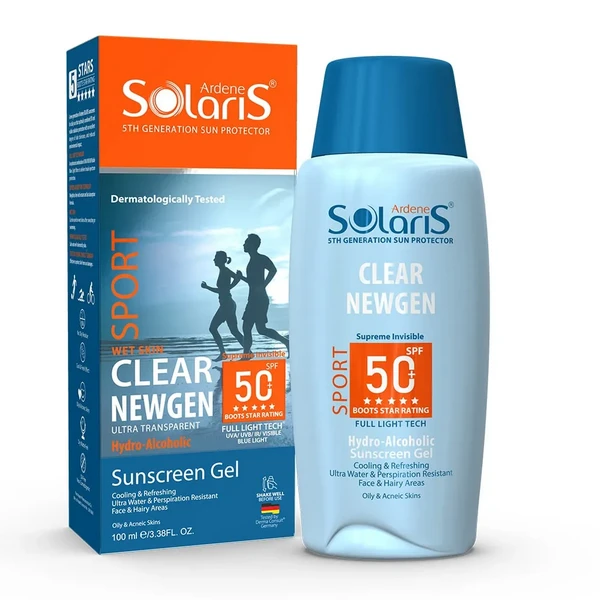 ژل ضد آفتاب پوست جوشدار +50 SPF کلیر نیوژن آردن سولاریس