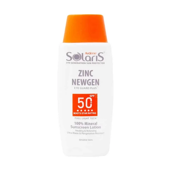 لوسیون ضدآفتاب زینک نیوژن +50 SPF پوست حساس آردن سولاریس