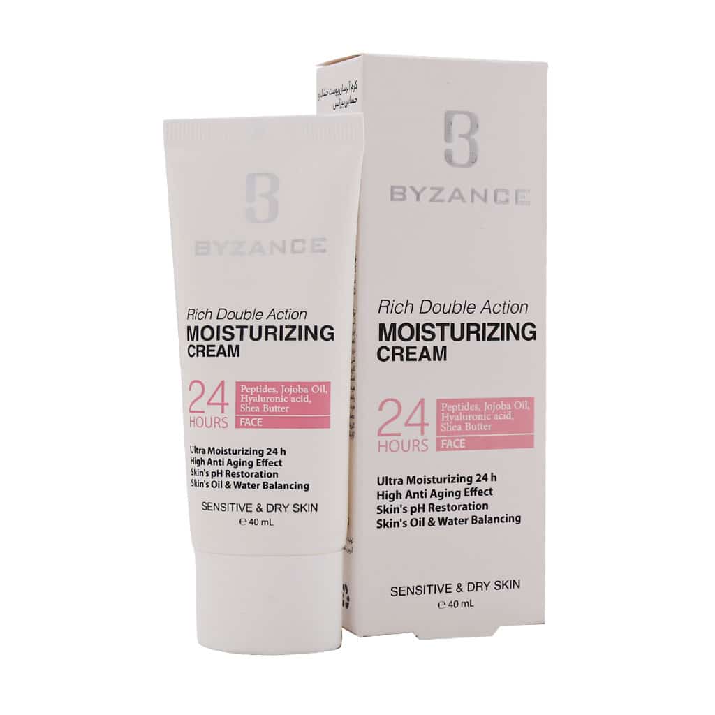 کرم آبرسان پوست خشک و حساس بیزانس 40 میلی لیتر Byzance