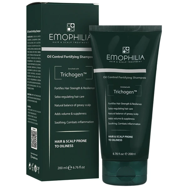 شامپو تقویت کننده موهای چرب اموفیلیا