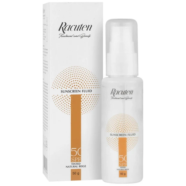 فلوئید ضدآفتاب SPF50 فاقد چربی راکوتن بژ طبیعی-داروخانه آنلاین آدارو