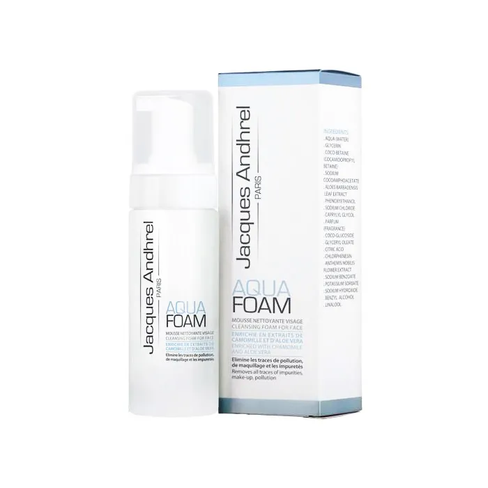 فوم شستشوی صورت آکوا فوم پوست خشک و حساس ژاک آندرل
