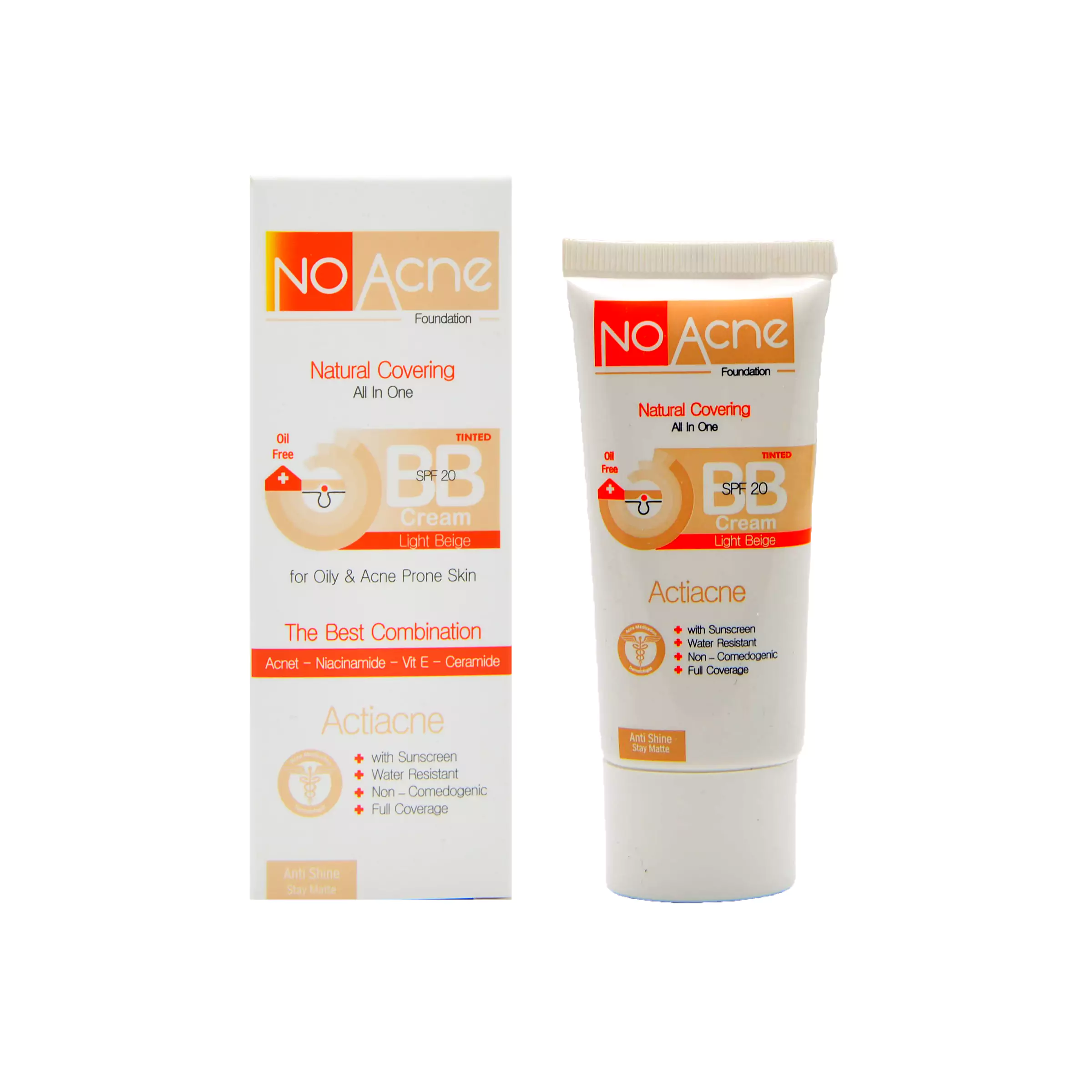 بی بی کرم پوست چرب و جوشدار بژ روشن نو آکنه