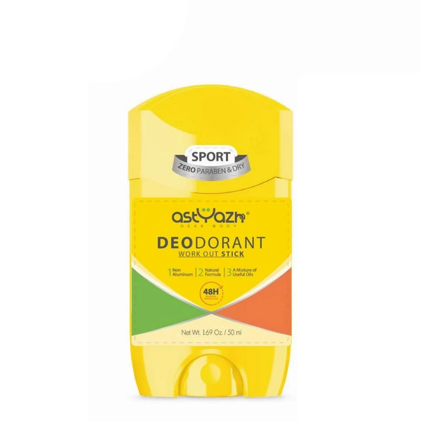 استیک دئودورانت بدن مدل Work out آستیاژا-داروخانه آنلاین آدارو