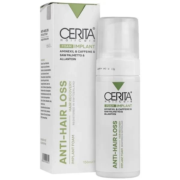 شامپو فوم کاشت مو مدل ایمپلنت سریتا