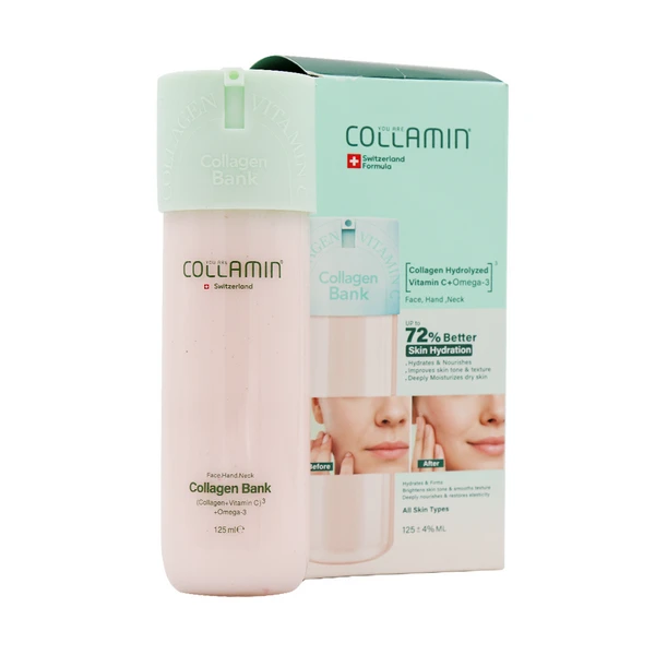 کرم مرطوب کننده کلاژن بانک کلامین-داروخانه آنلاین آدارو