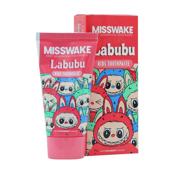 خمیر دندان کودک لبوبو صورتی میسویک 50 میلی‌ لیتر Misswake