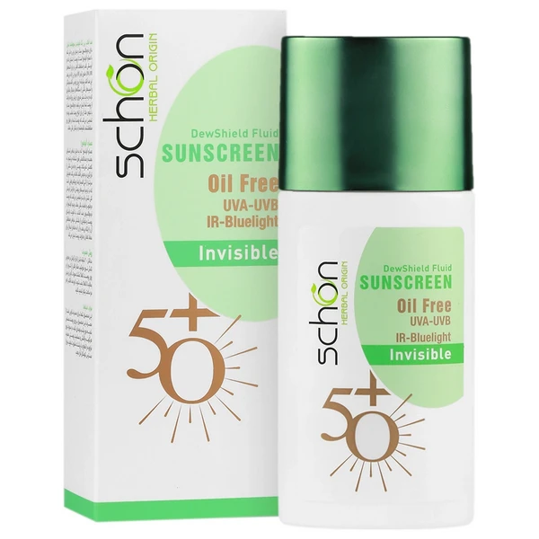 ضد آفتاب +SPF 50 بی رنگ فلوئیدی دیووشیلد شون-داروخانه آنلاین آدارو