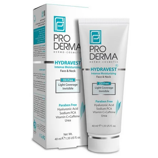 کرم مرطوب کننده قوی مناسب صورت و گردن پرودرما 40 میلی لیتر Pro Derma -داروخانه آنلاین آدارو