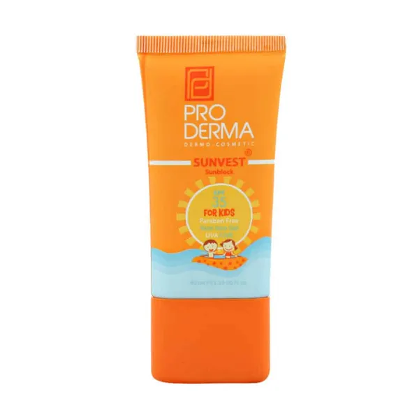 کرم ضد آفتاب کودکان SPF35 پرودرما 40 میلی لیتر Pro Derma