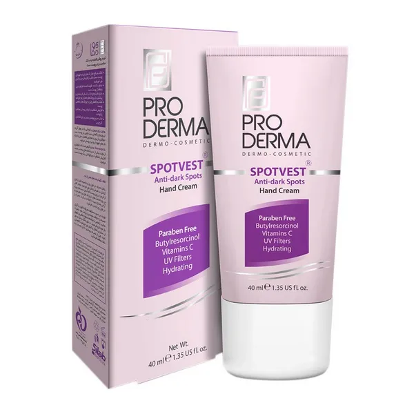 کرم روشن کننده و ضد لک دست اسپات وست پرودرما 40 میلی‌لیتر Proderma-داروخانه آنلاین آدارو