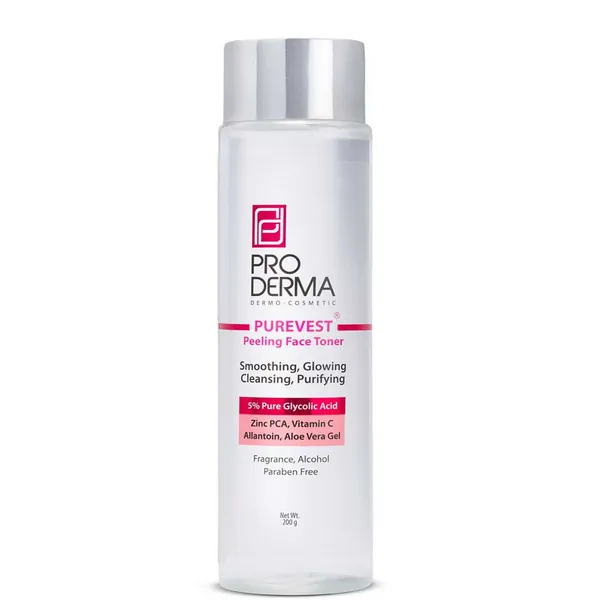 محلول لایه بردار و روشن کننده پرودرما 200 میلی‌لیتر Proderma -داروخانه آنلاین آدارو