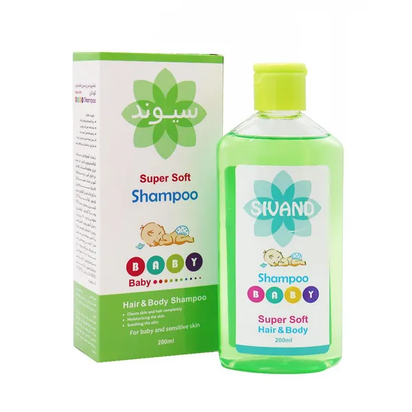 شامپو ملایم کودک مناسب سر و بدن سیوند 200 میلی لیتر Sivand-داروخانه آنلاین آدارو