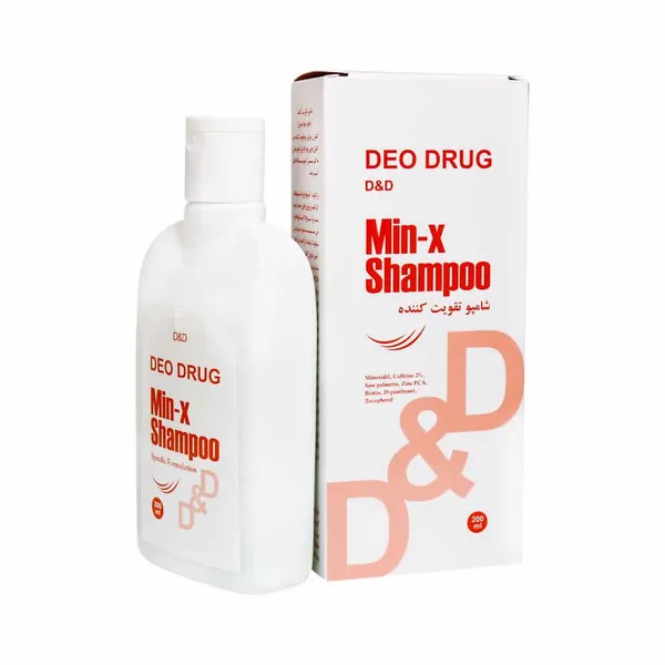 شامپو تقویت کننده مو Min-X دئودراگ 200 میلی لیتر Deo Drug -داروخانه آنلاین آدارو