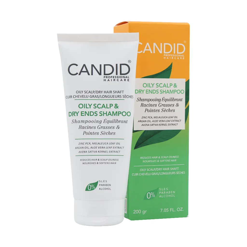 شامپو پوست سر چرب و ساقه خشک کاندید 200 میلی‌لیتر Candid -داروخانه آنلاین آدارو