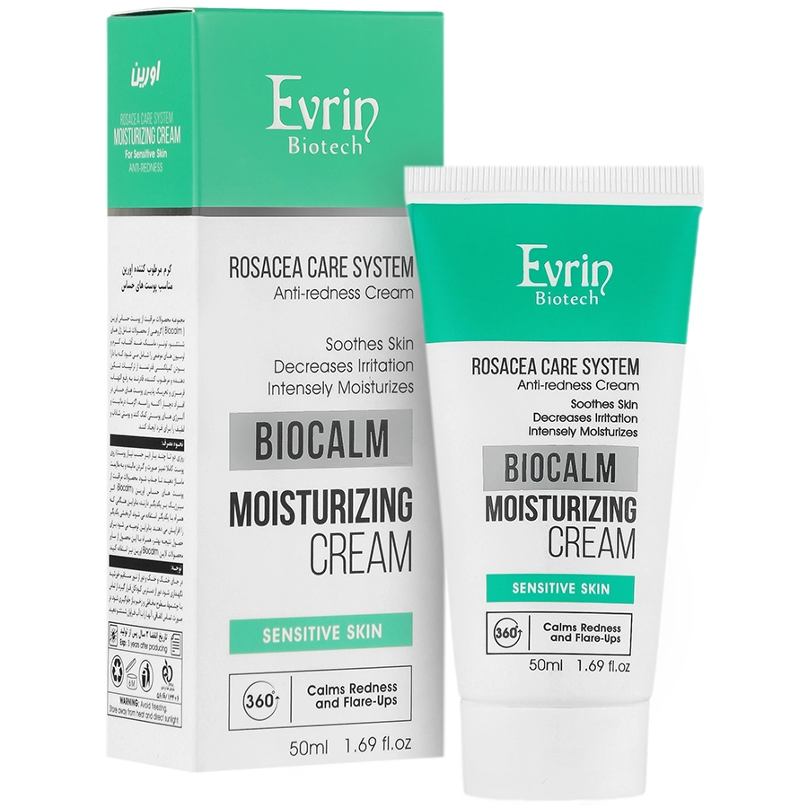 کرم مرطوب کننده پوست حساس اورین 50 میلی لیتر Evrin _ داروخانه آنلاین آدارو